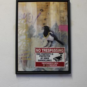 NO TRESPASSING / magpie-bling