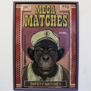 MEGA MATCHES (advertising sign)