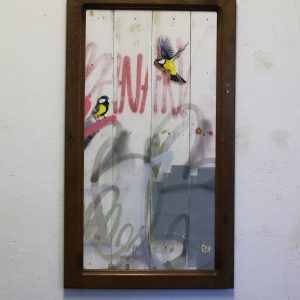 BIRDS PLAY (Graffiti Throw-Up)