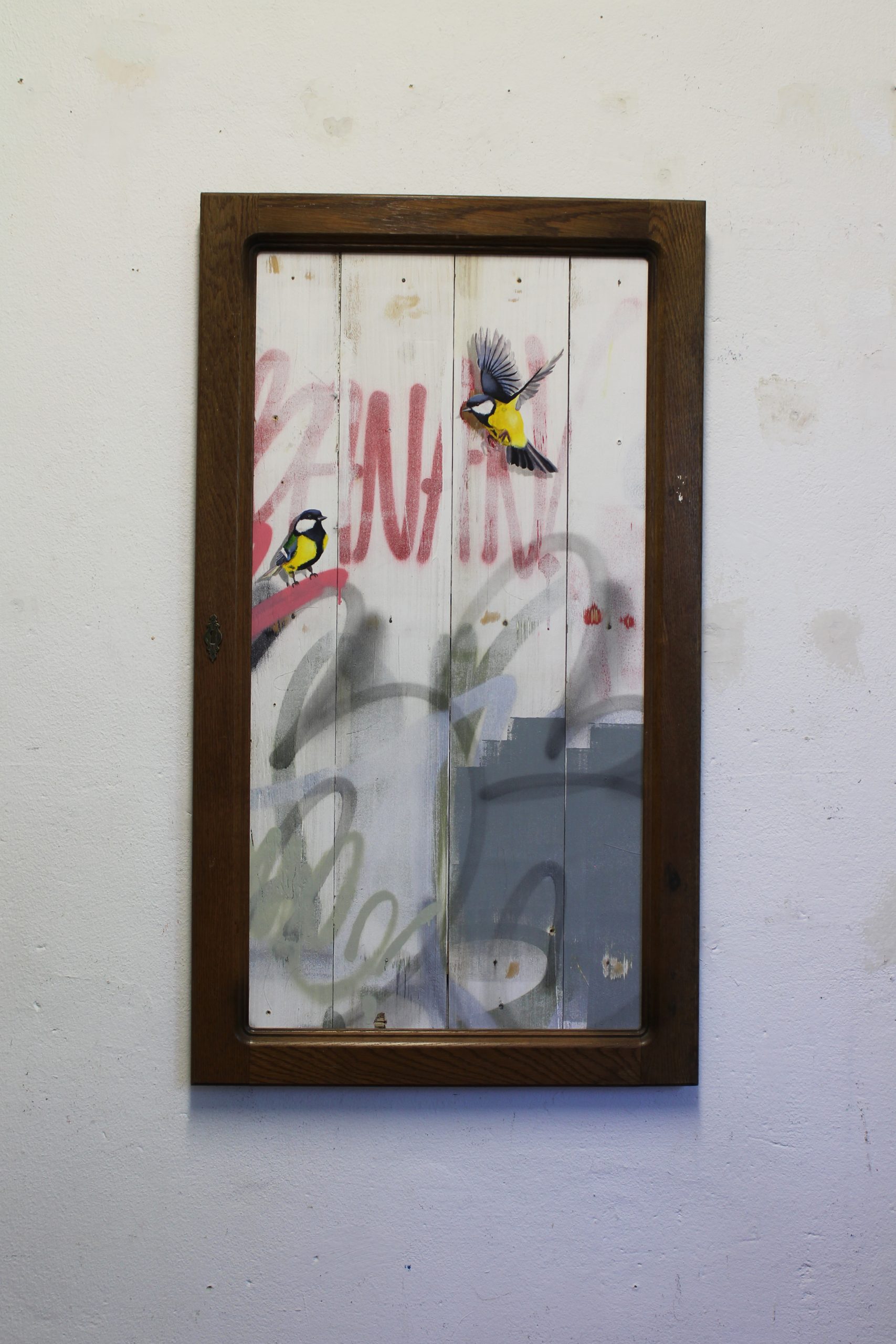 BIRDS PLAY (Graffiti Throw-Up)